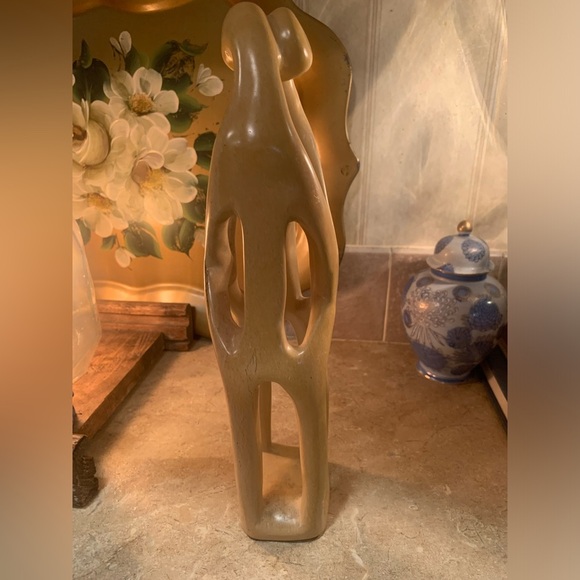 African Abstract Soap Stone Art LOVERS Sculpture Figurine from KENYA - Picture 3 of 7